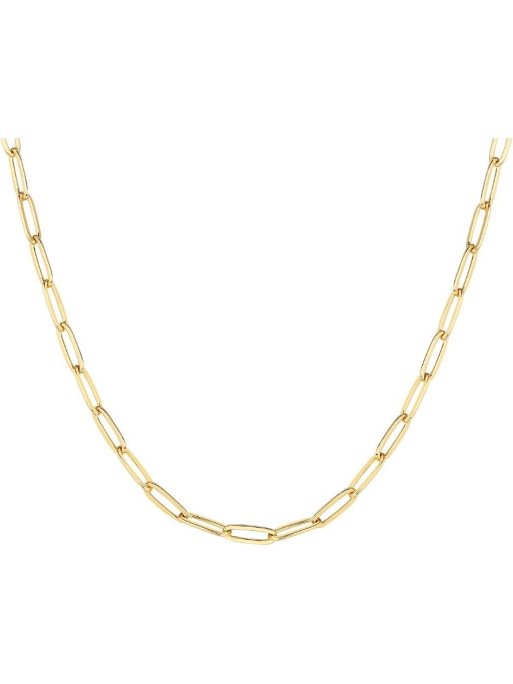 14K Gold Plated Adjustable Layering Chain Necklace for Women - Elegant Jewelry